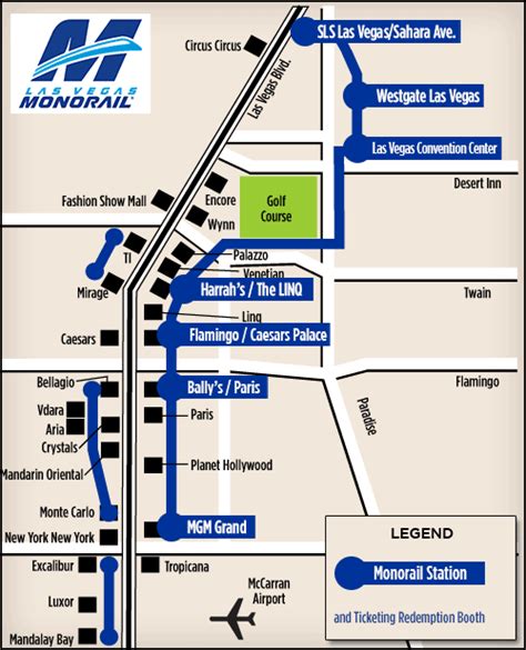 vegas monorail route map.